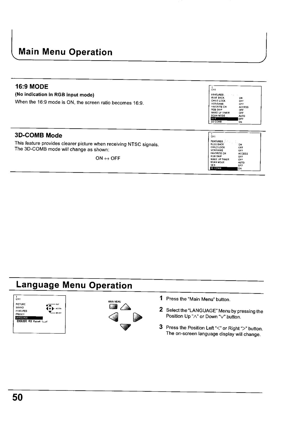 Panasonic TX-68KP150Z manual 