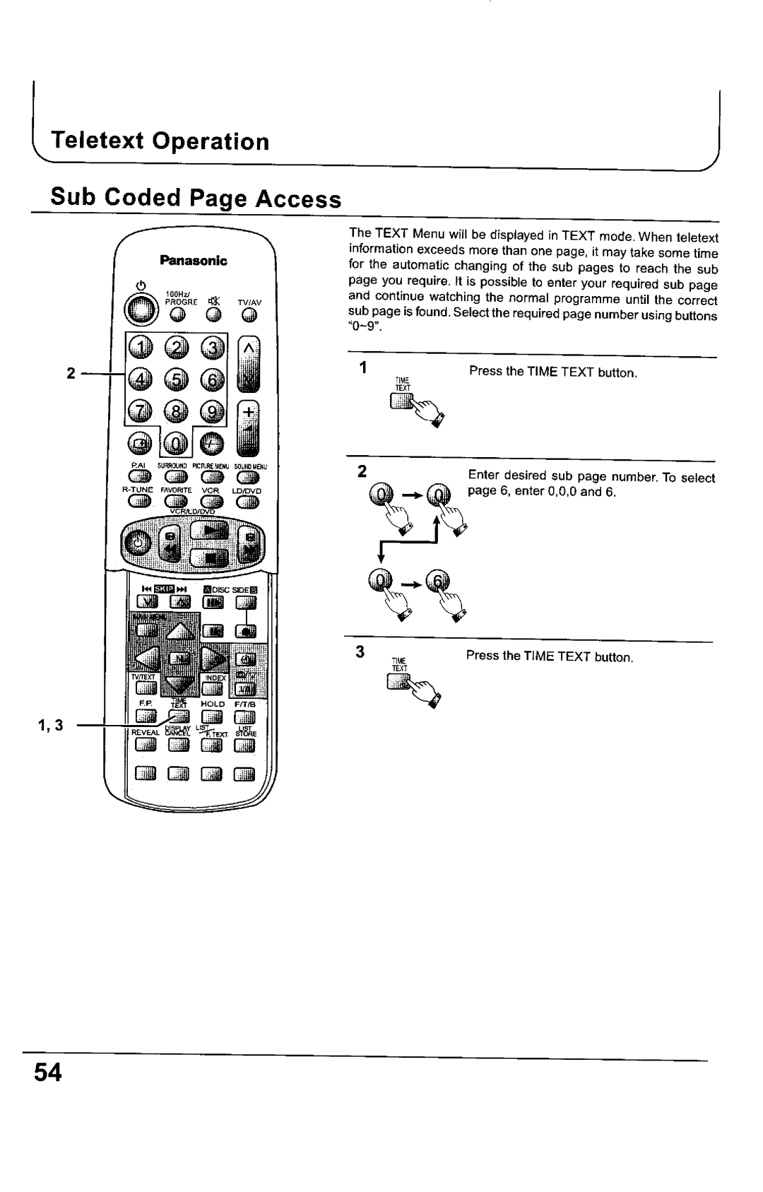 Panasonic TX-68KP150Z manual 