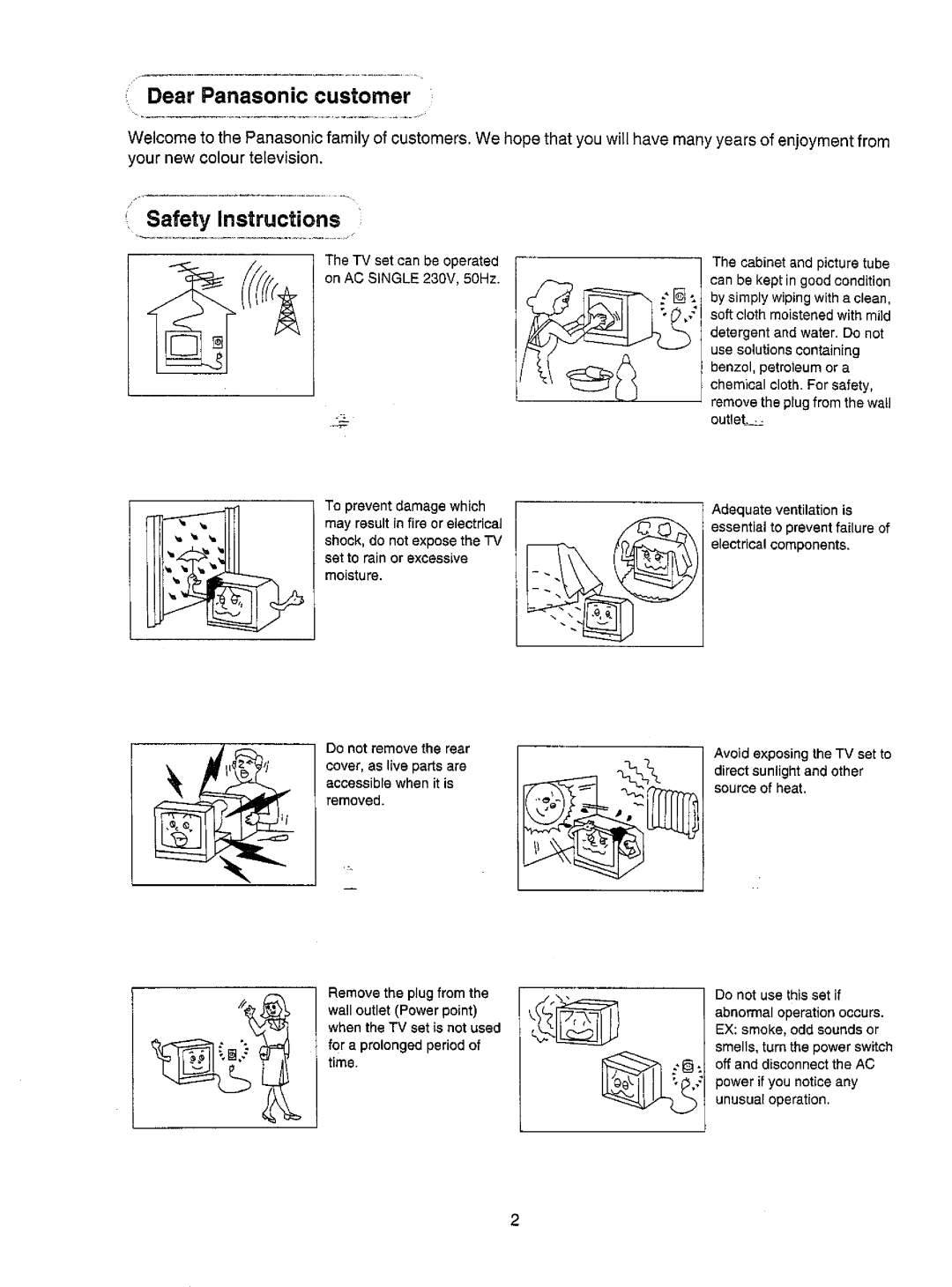 Panasonic TX-68P82Z manual 