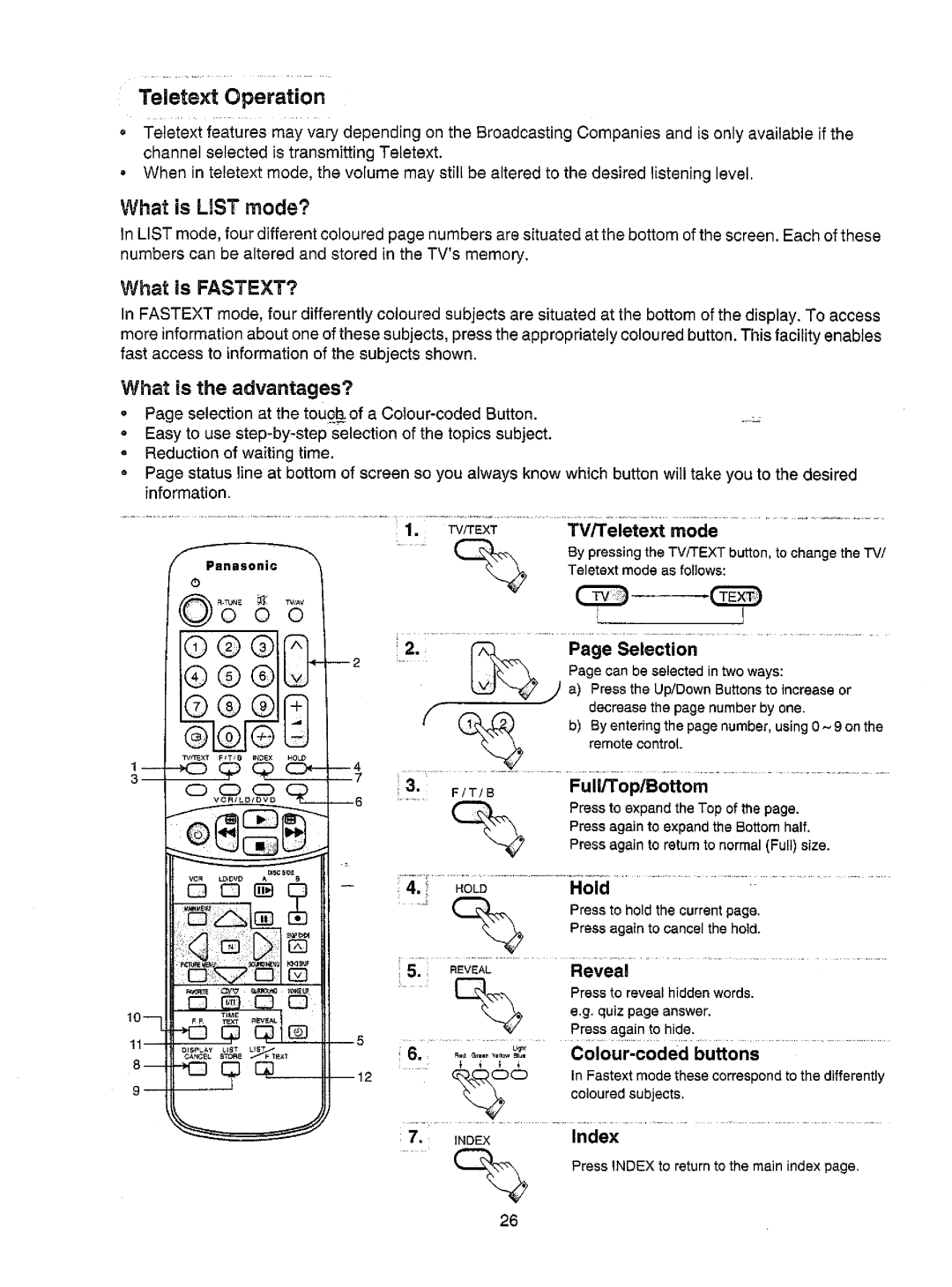 Panasonic TX-68P82Z manual 