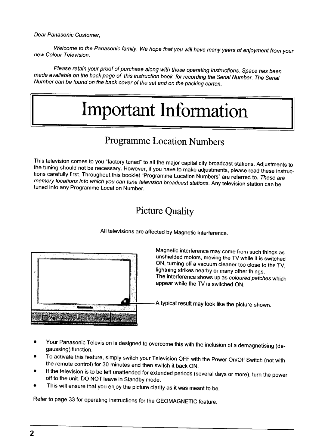 Panasonic TX-76PW10A, TX-76PW05A manual 