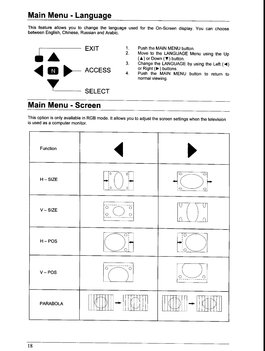 Panasonic TX-76PW150A, TX-66PW150A manual 