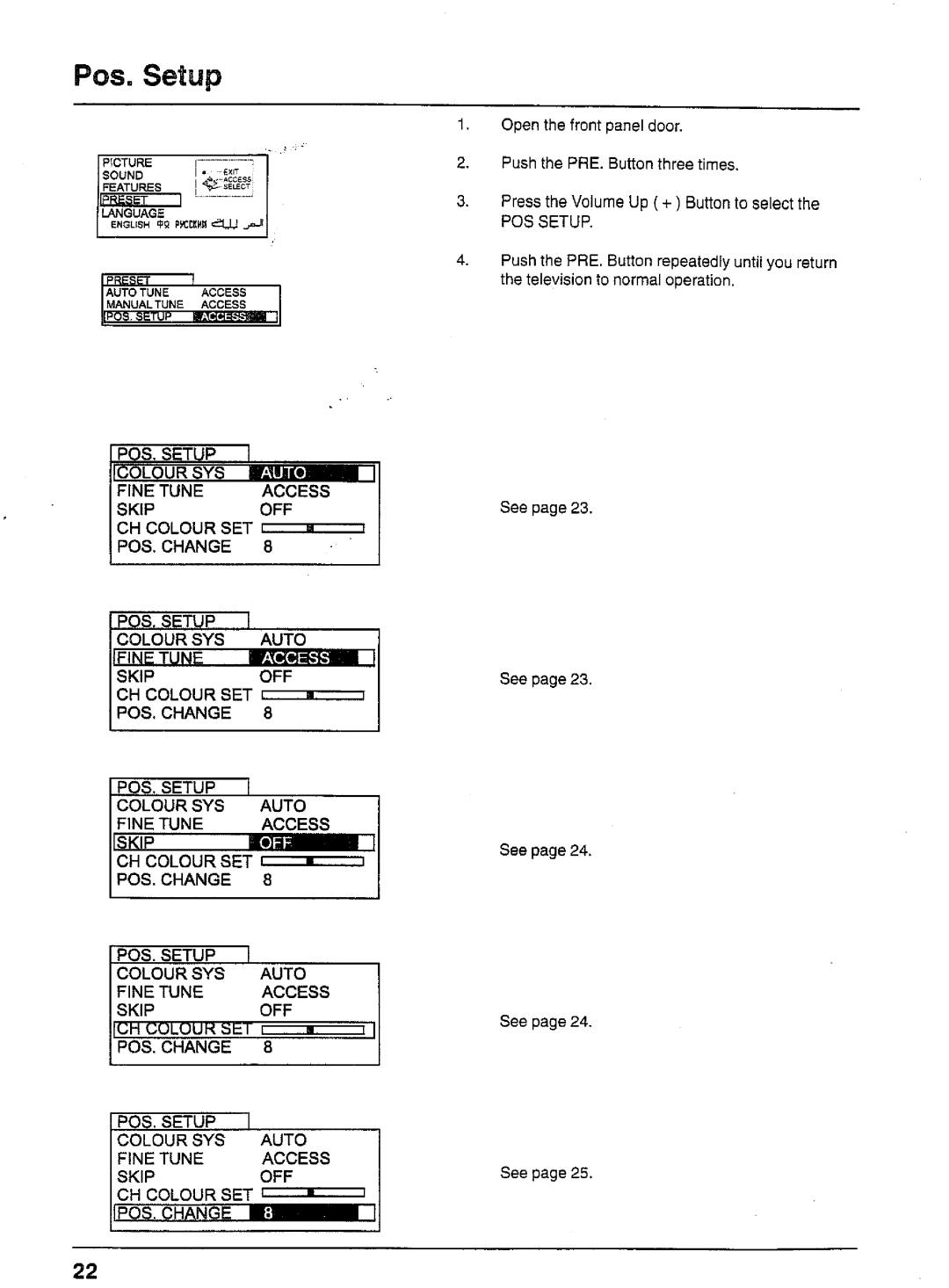 Panasonic TX-80V03A manual 