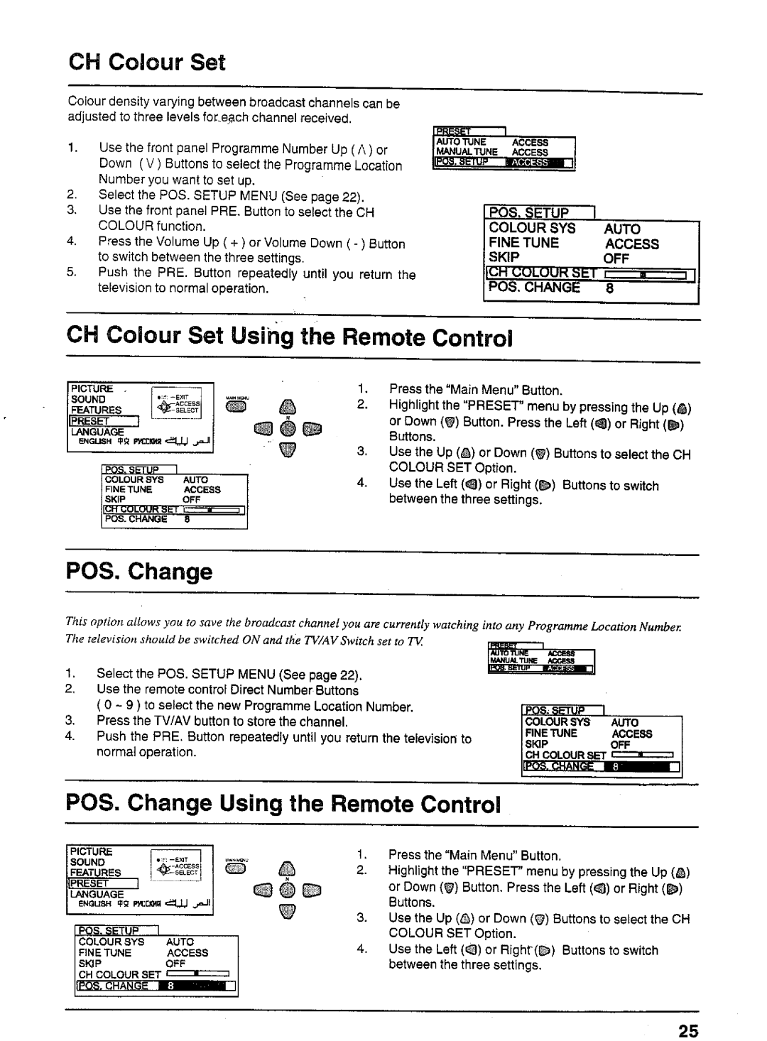 Panasonic TX-80V03A manual 