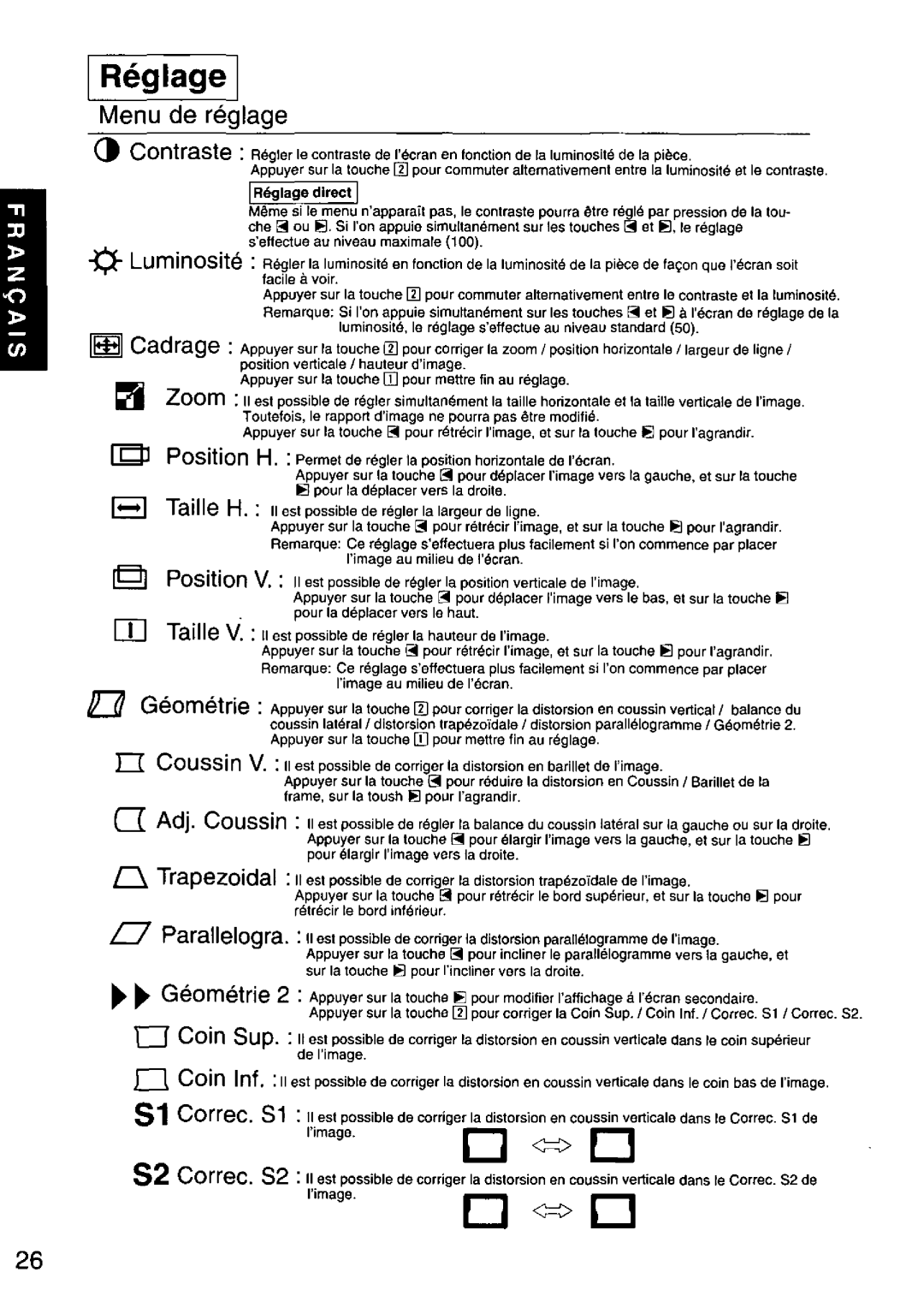 Panasonic TX-D1F64 manual 