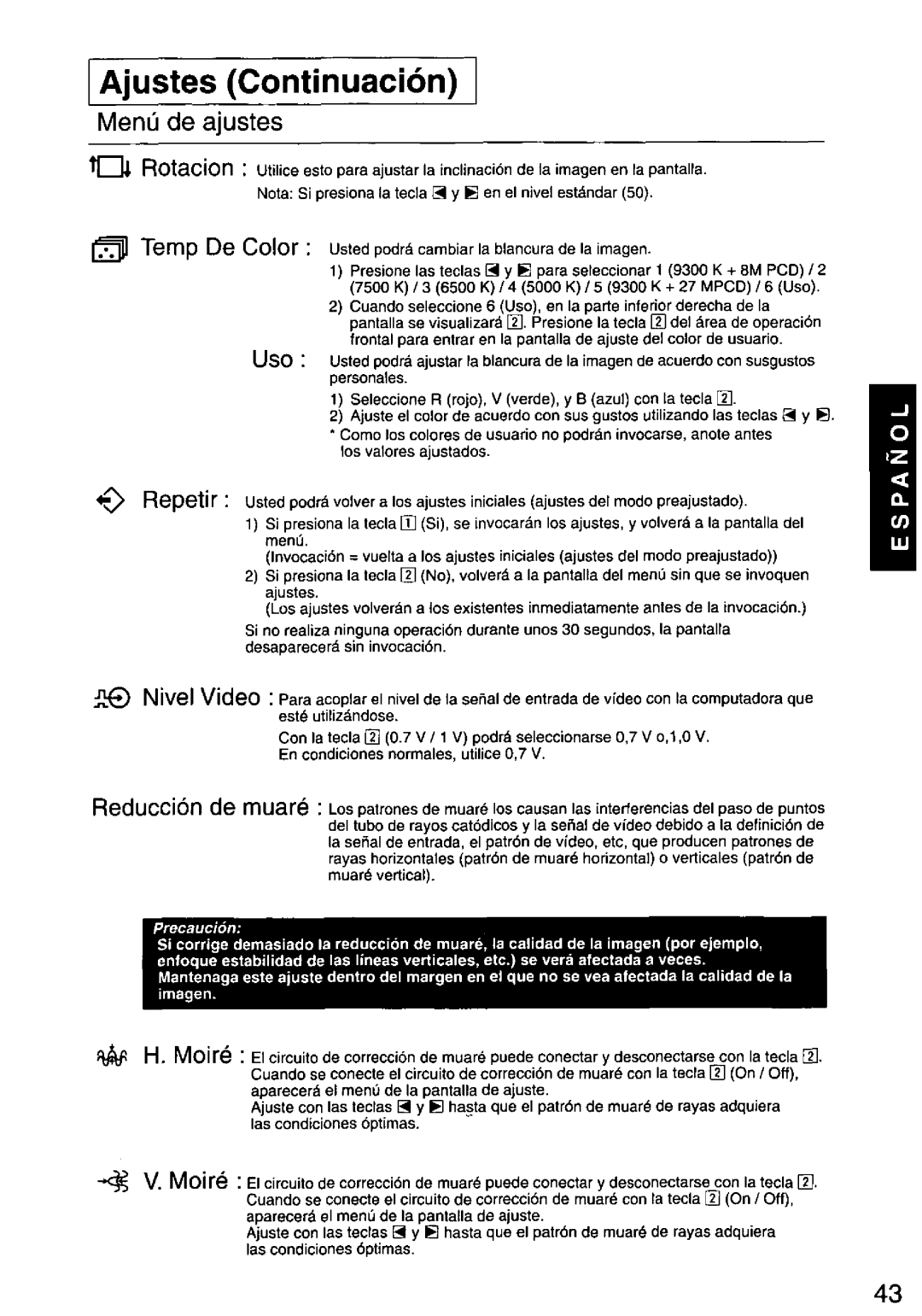 Panasonic TX-D1F64 manual 