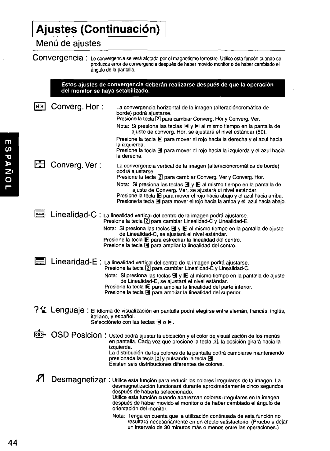 Panasonic TX-D1F64 manual 