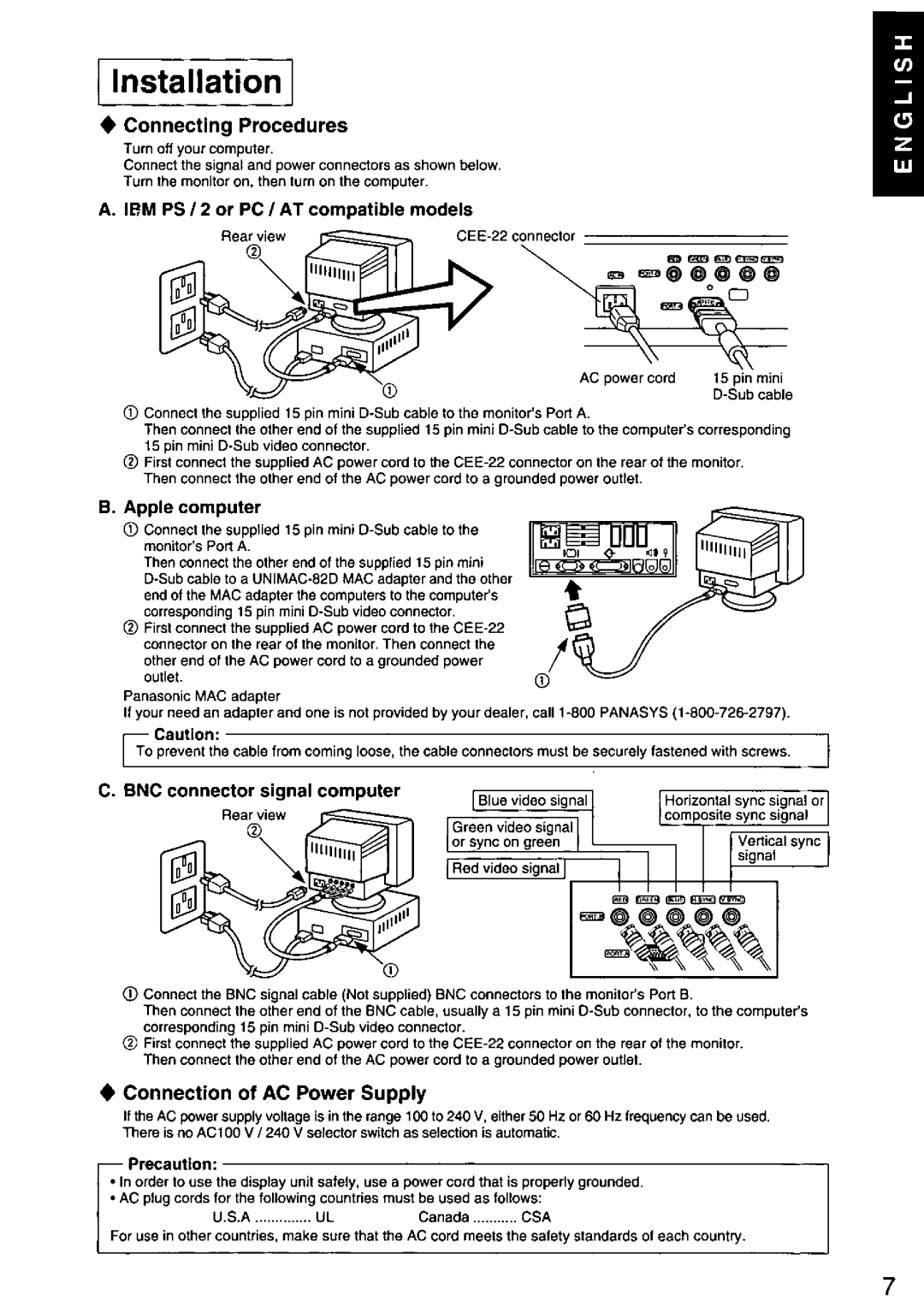 Panasonic TX-D1F64 manual 