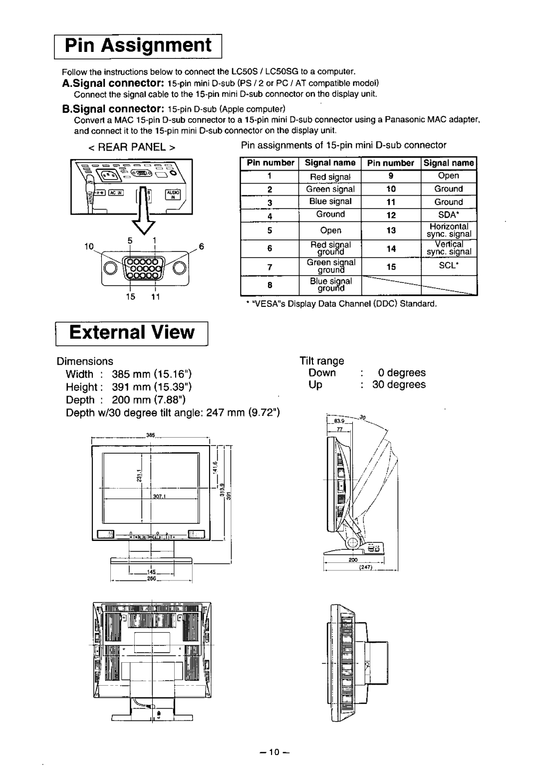 Panasonic TX-D5L31FG manual 