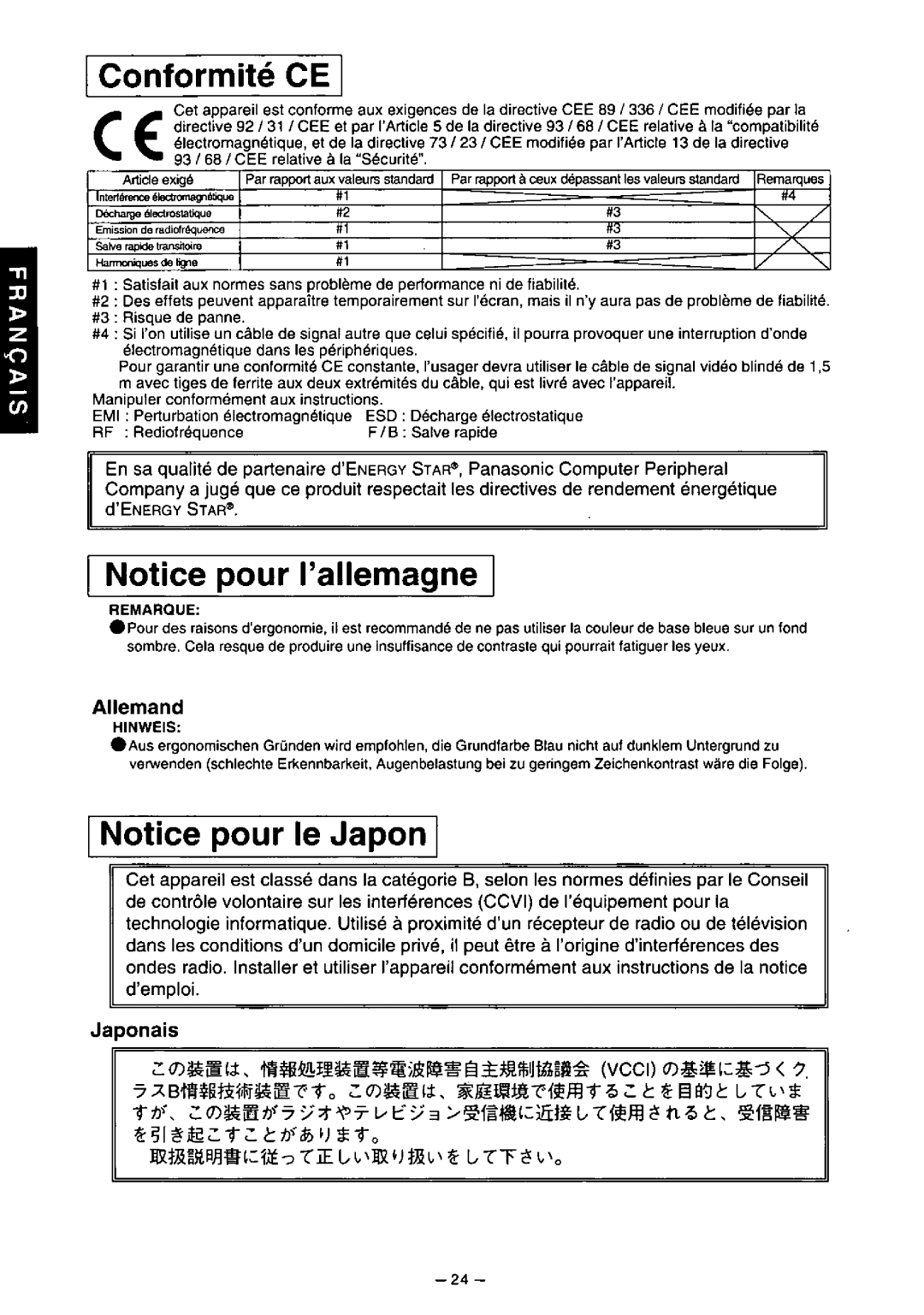 Panasonic TX-D5L31FG manual 