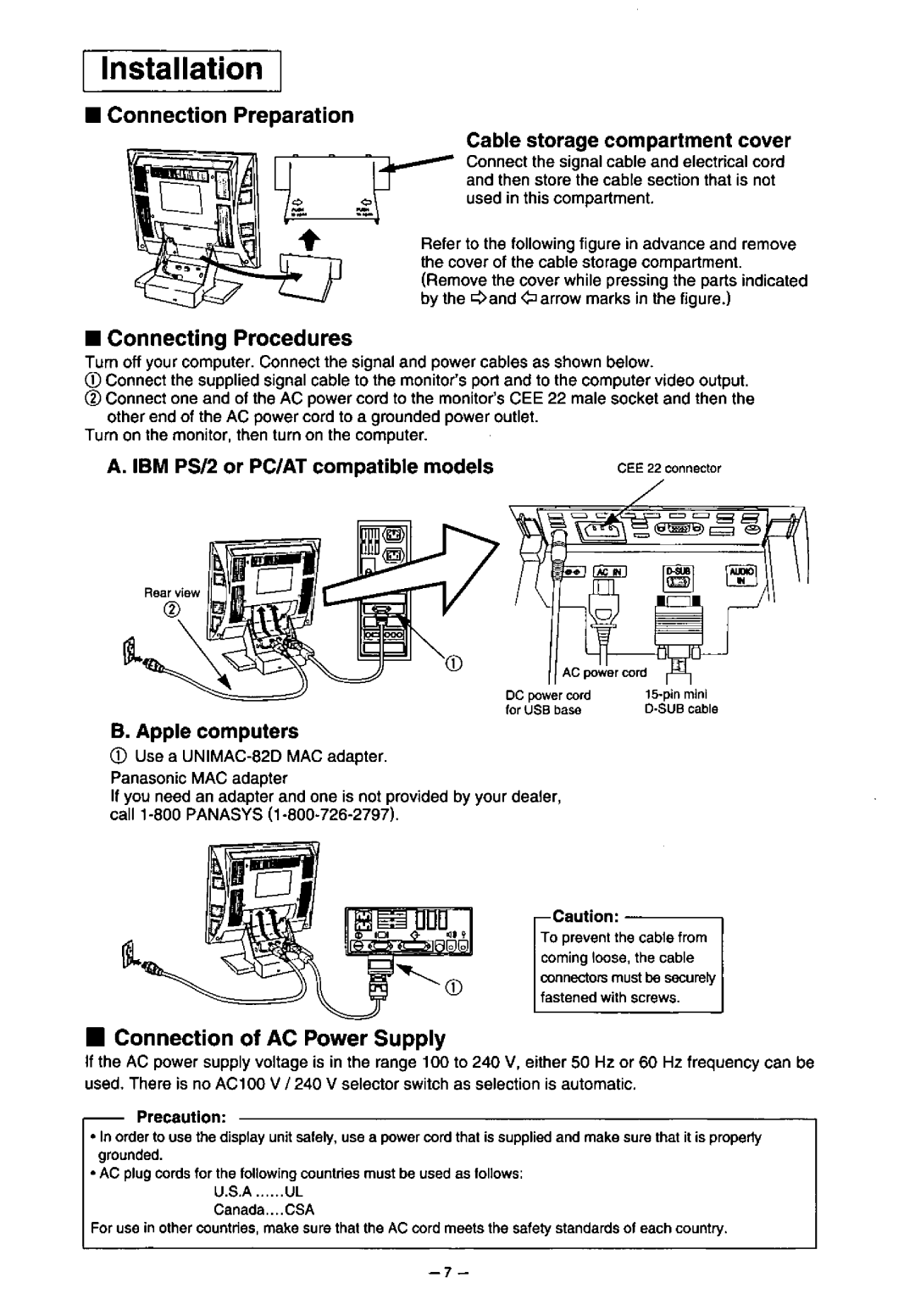 Panasonic TX-D5L31FG manual 