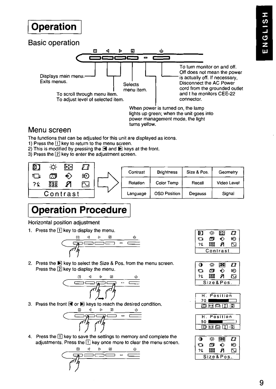 Panasonic TX-D7F21 manual 