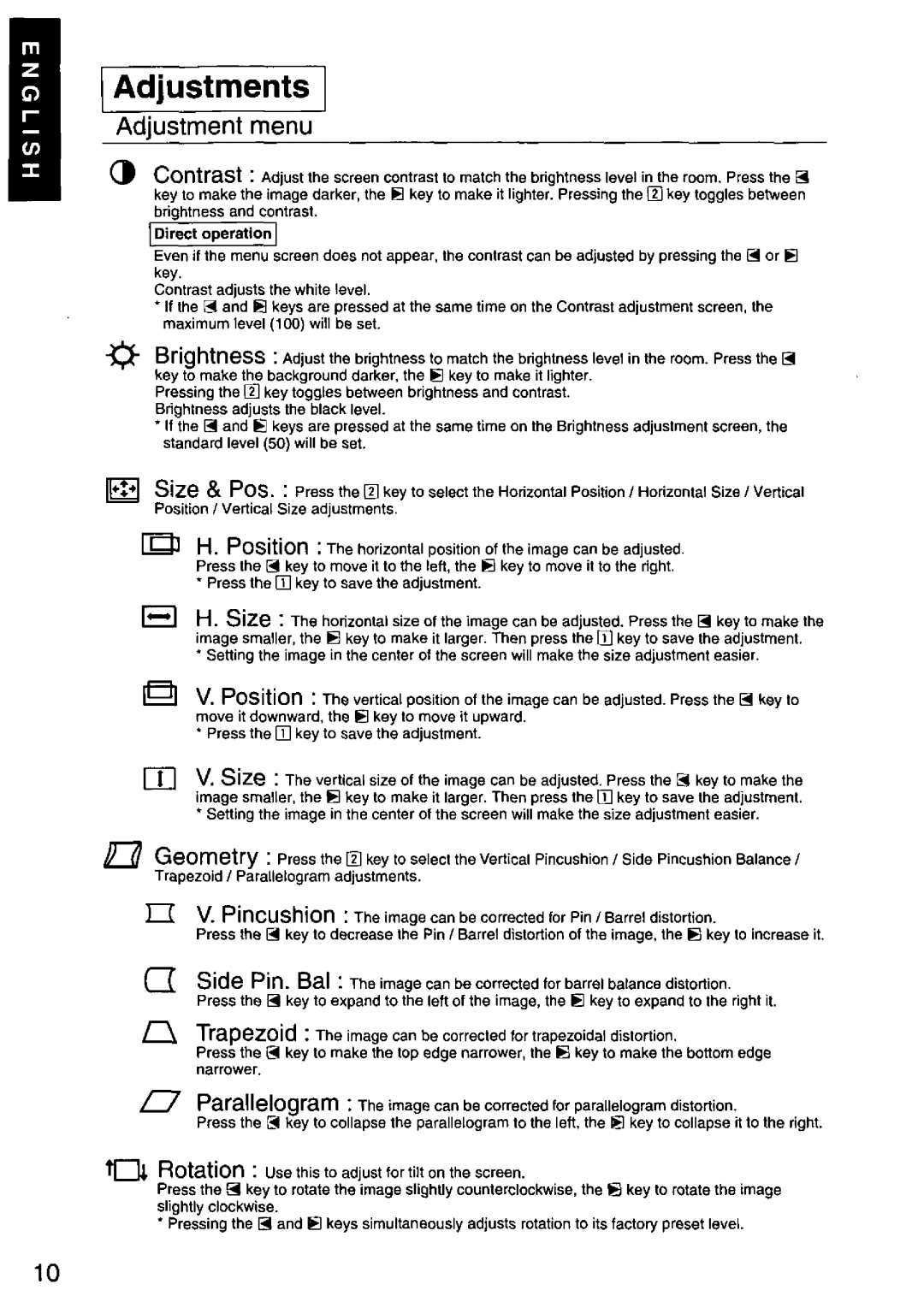 Panasonic TX-D7F21 manual 