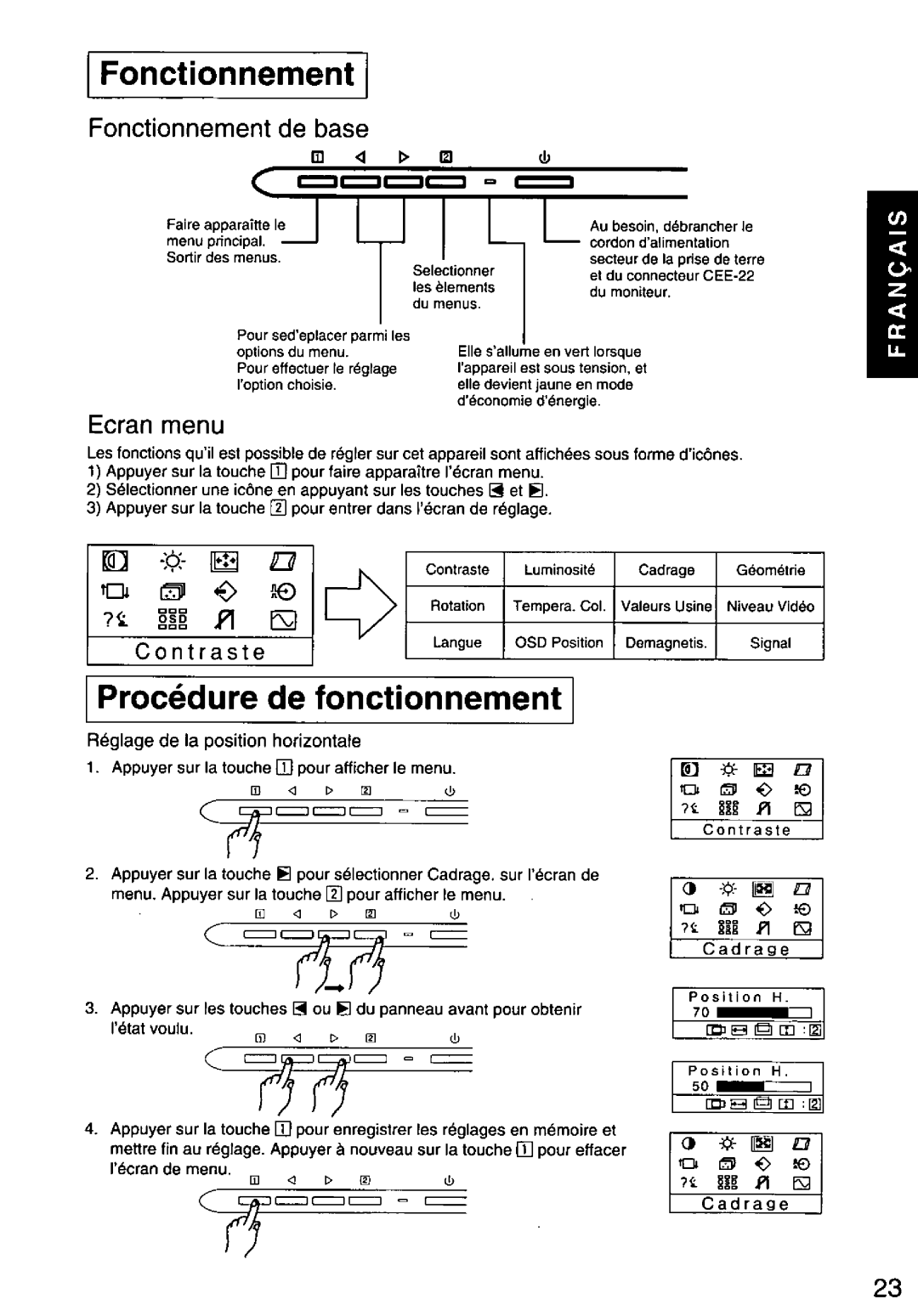 Panasonic TX-D7F21 manual 