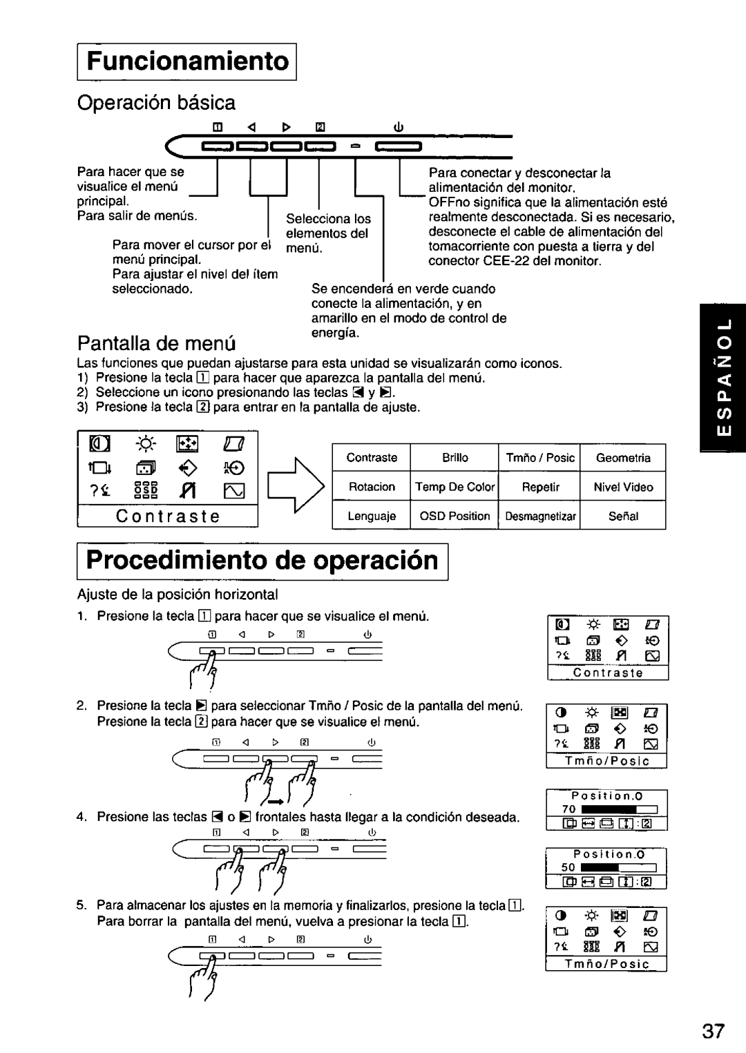 Panasonic TX-D7F21 manual 