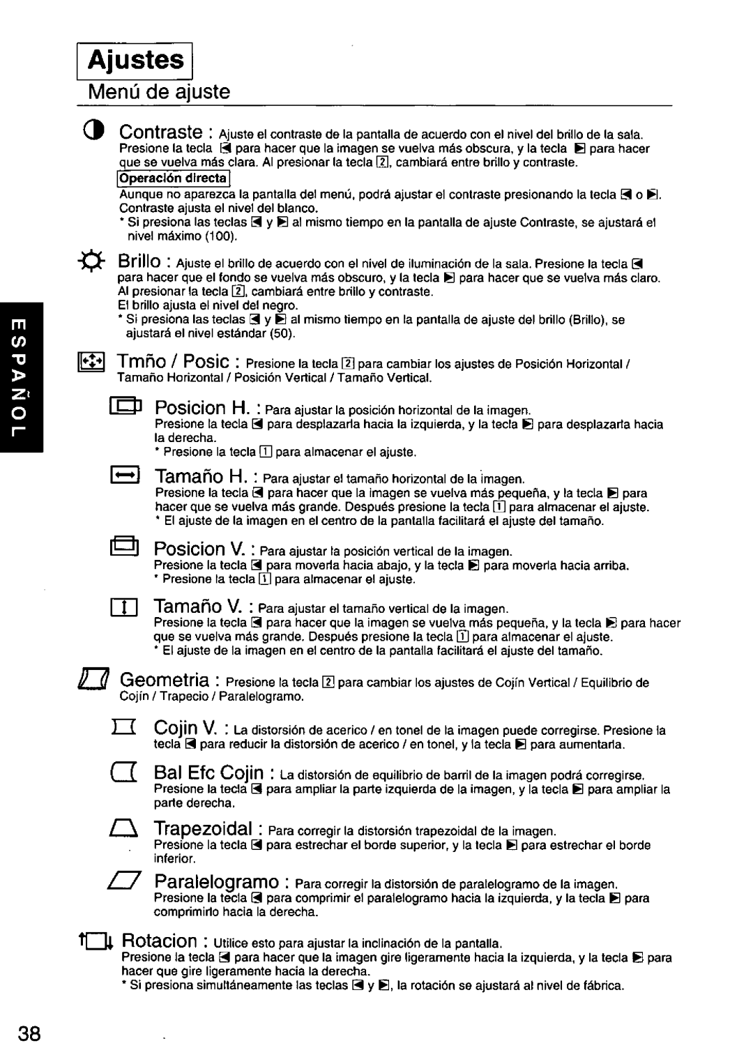 Panasonic TX-D7F21 manual 