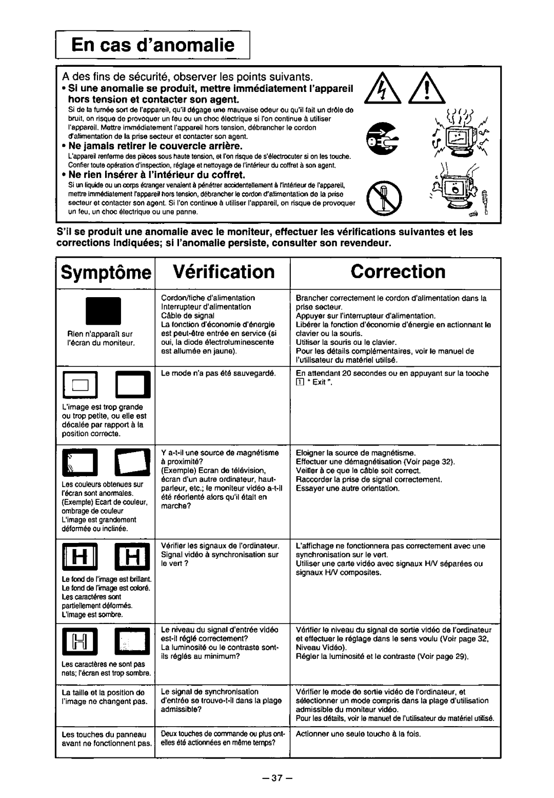 Panasonic TX-D7F21 manual 