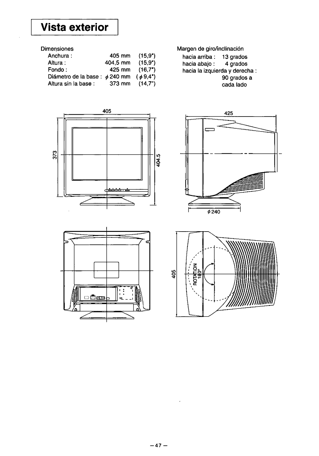 Panasonic TX-D7F21 manual 