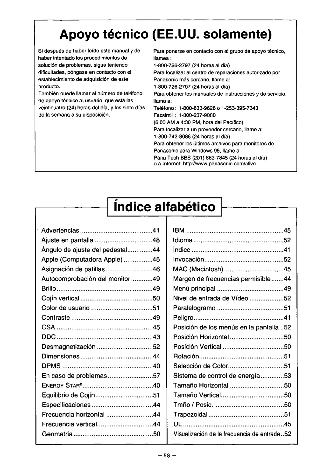 Panasonic TX-D7F21 manual 