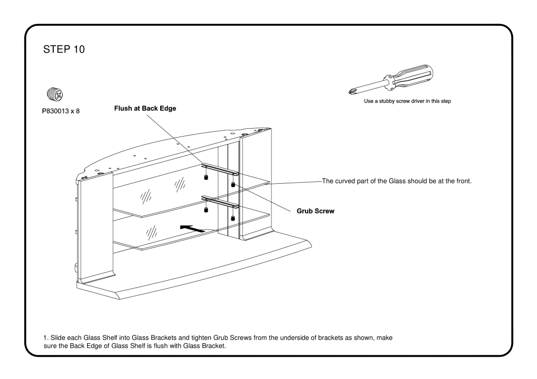 Panasonic TY-42PV30NZ manual Step 