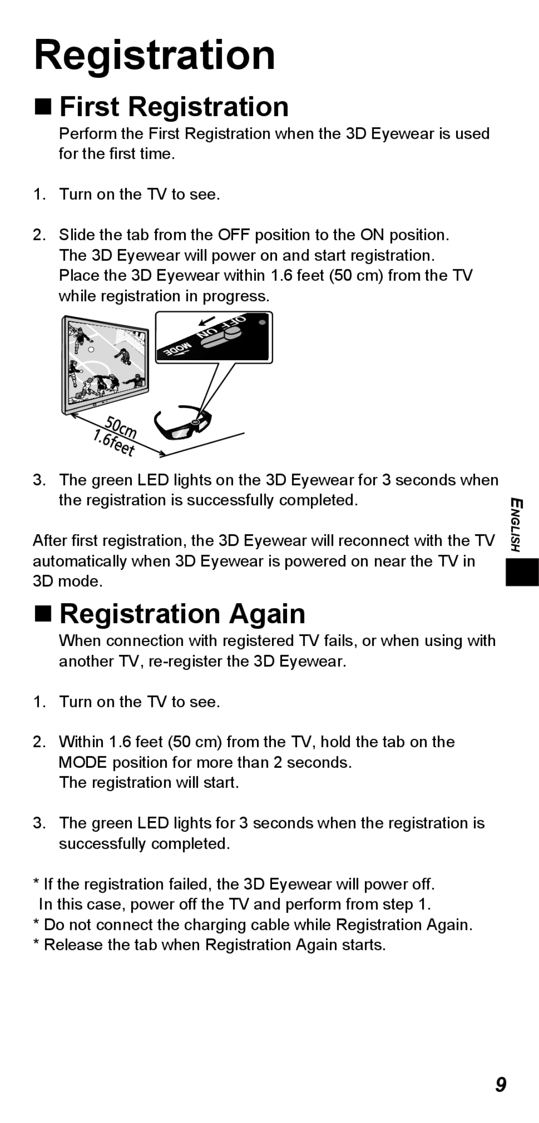 Panasonic TY-ER3D4SW, TY-ER3D4MW operating instructions „„First Registration 