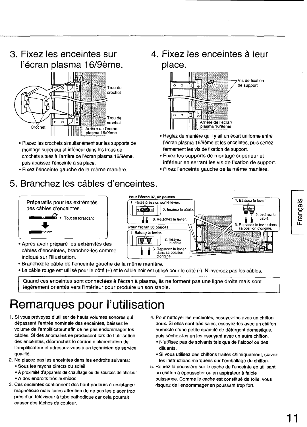 Panasonic TY-SP37P4-K, TY-SP42PM3, TY-SP50PHD3, TY-SP37P4-S, TY-SP50PH3, SP42PWD3 manual 