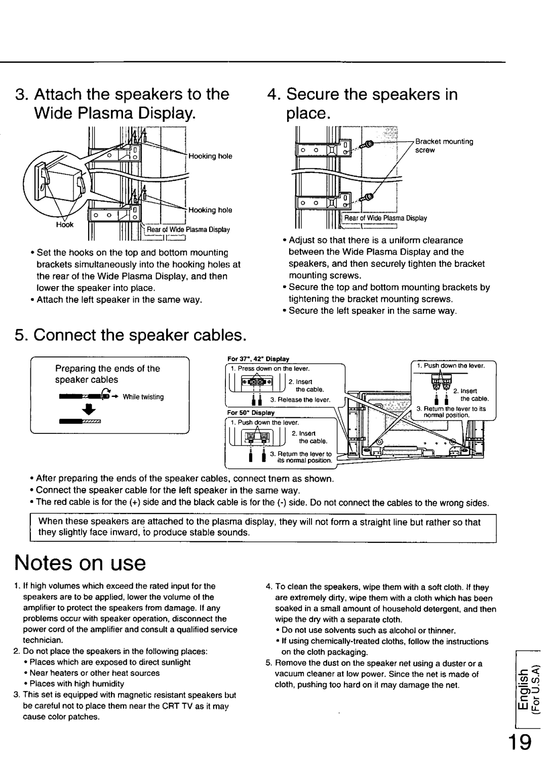 Panasonic TY-SP50PHD3, TY-SP42PM3, TY-SP37P4-S, TY-SP50PH3, SP42PWD3, TY-SP37P4-K manual 