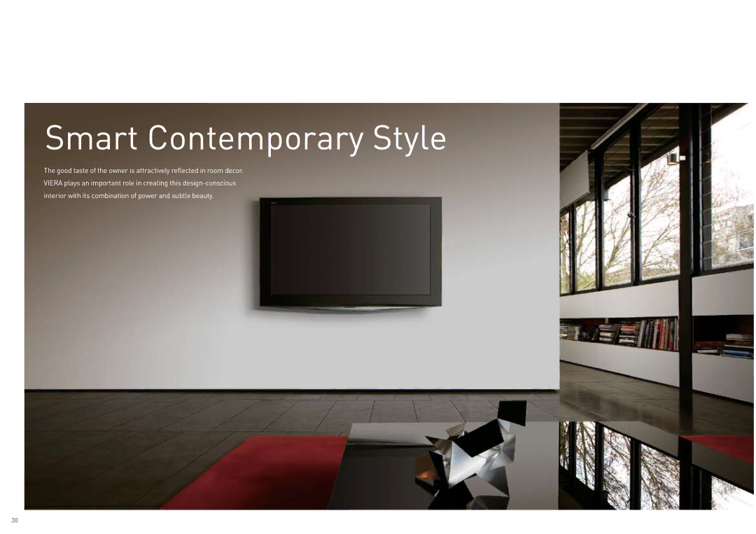 Panasonic TY-WK42PR4W manual Smart Contemporary Style 