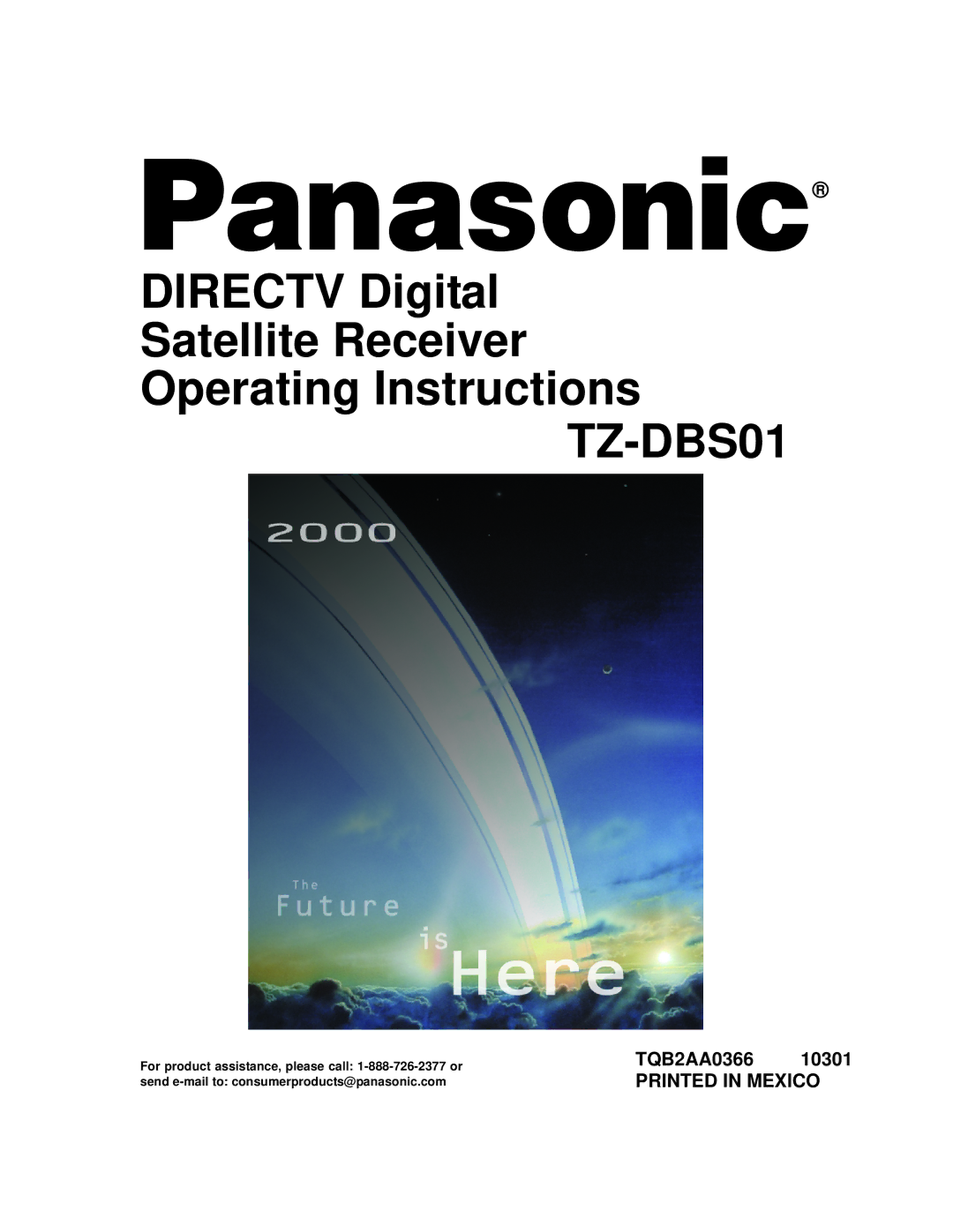 Panasonic TZ-DBS01 operating instructions 