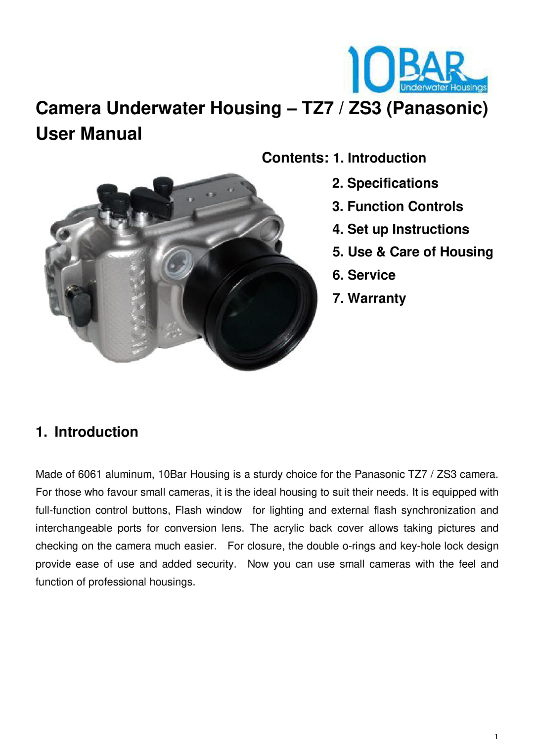 Panasonic ZS3, TZ7 user manual Introduction 