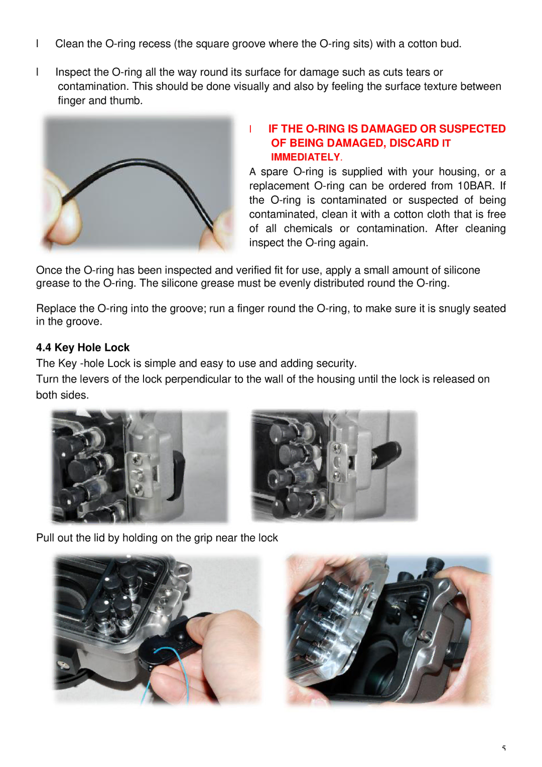 Panasonic ZS3, TZ7 user manual Key Hole Lock 