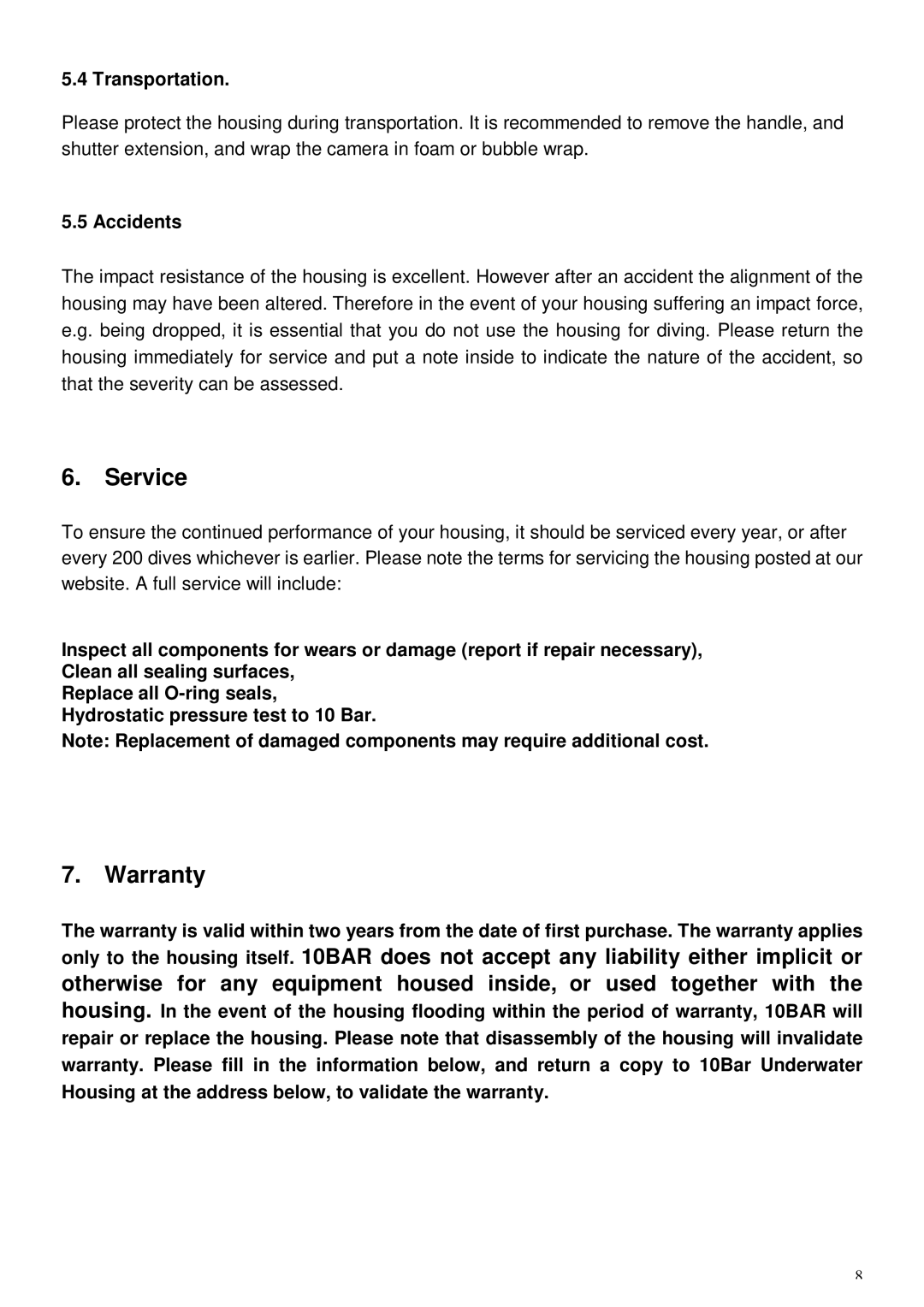 Panasonic TZ7, ZS3 user manual Transportation, Accidents 