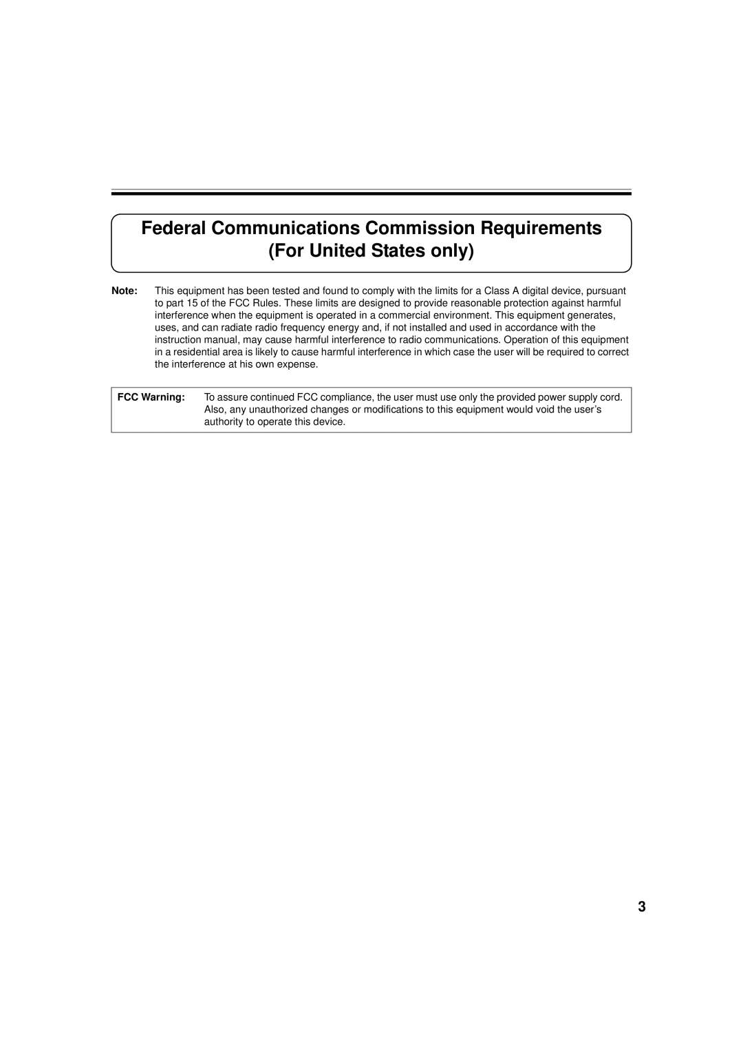 Panasonic UB-5338C, UB-5838C operating instructions 