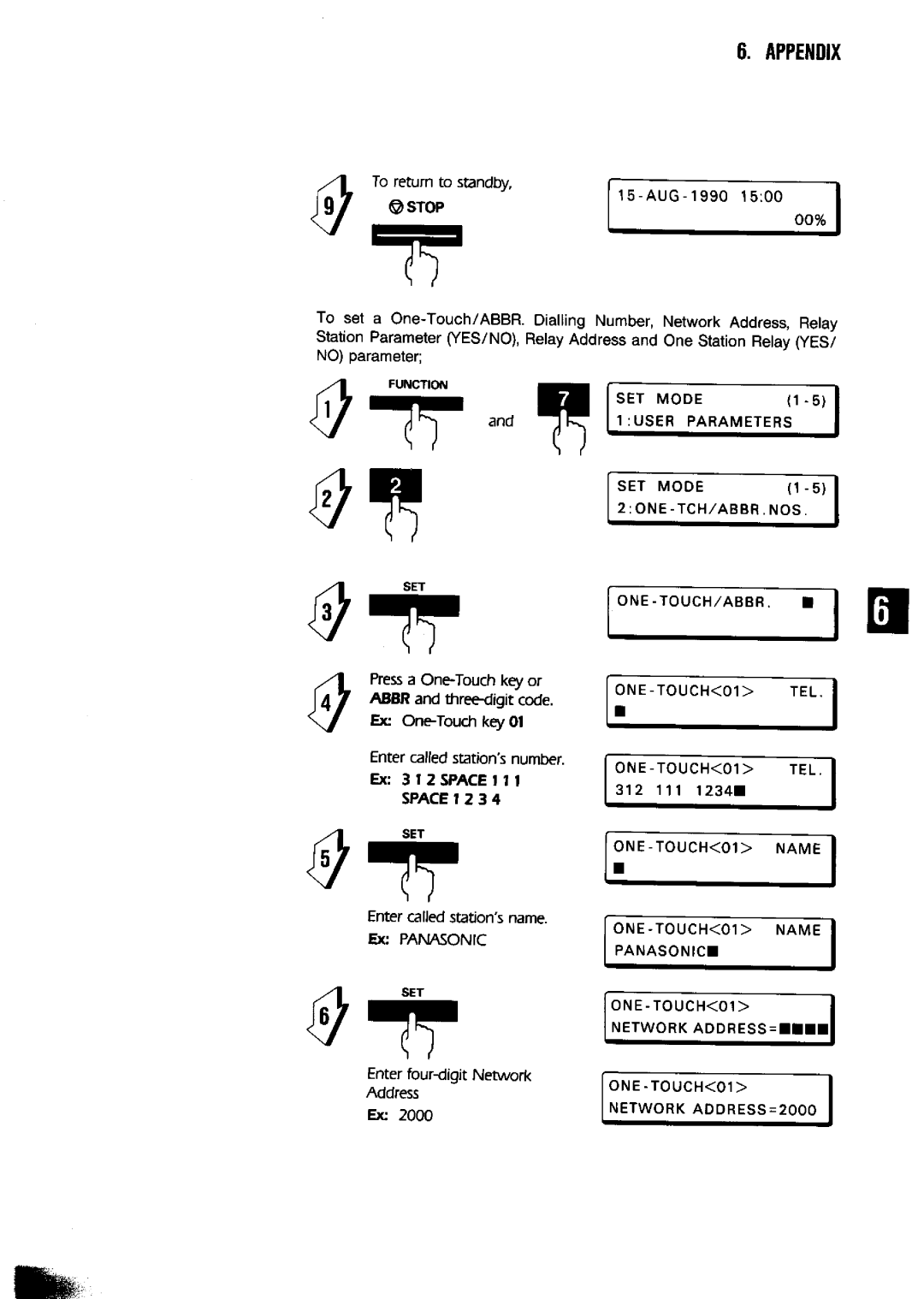 Panasonic UF-650 manual 