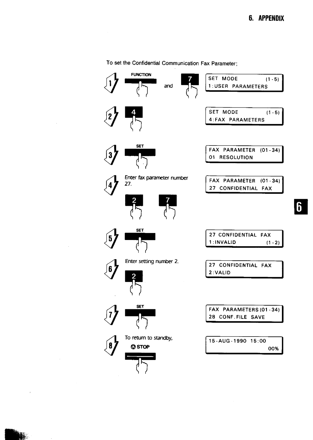 Panasonic UF-650 manual 