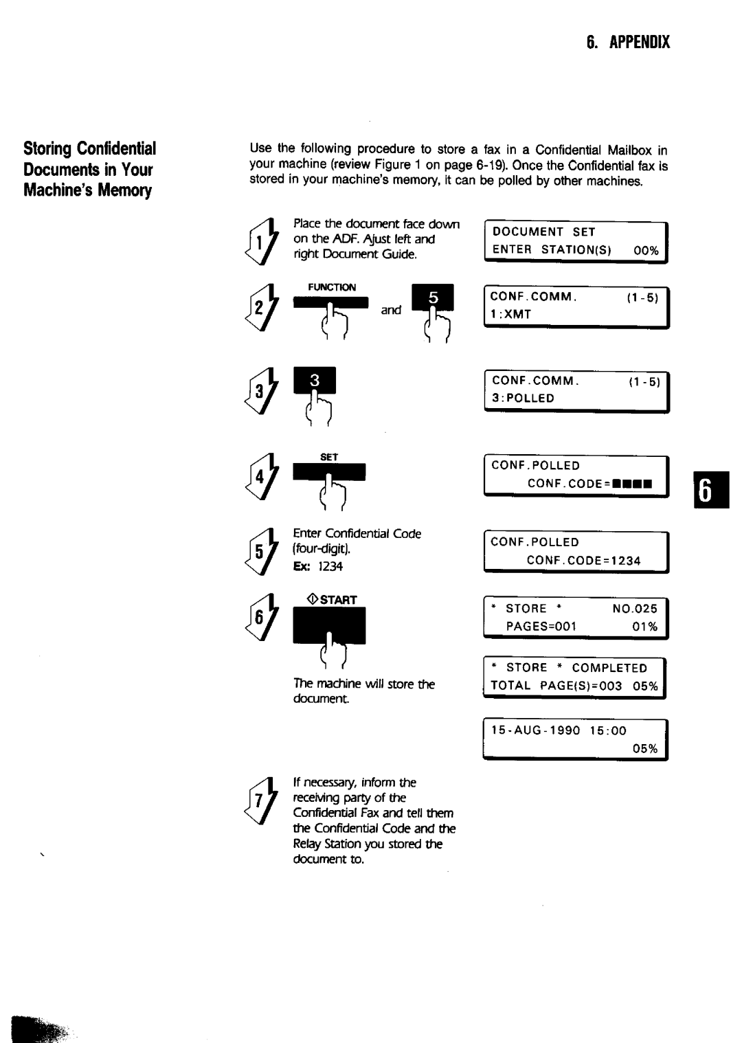 Panasonic UF-650 manual 