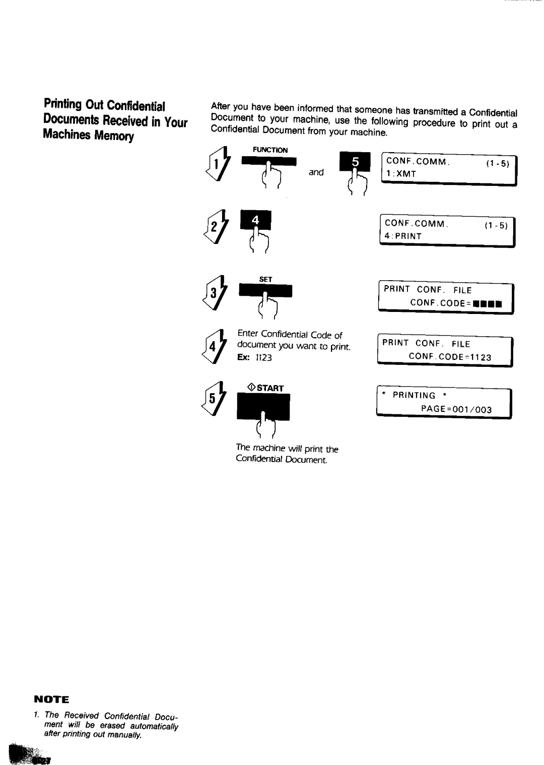 Panasonic UF-650 manual 