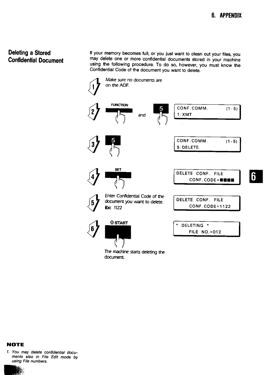 Panasonic UF-650 manual 