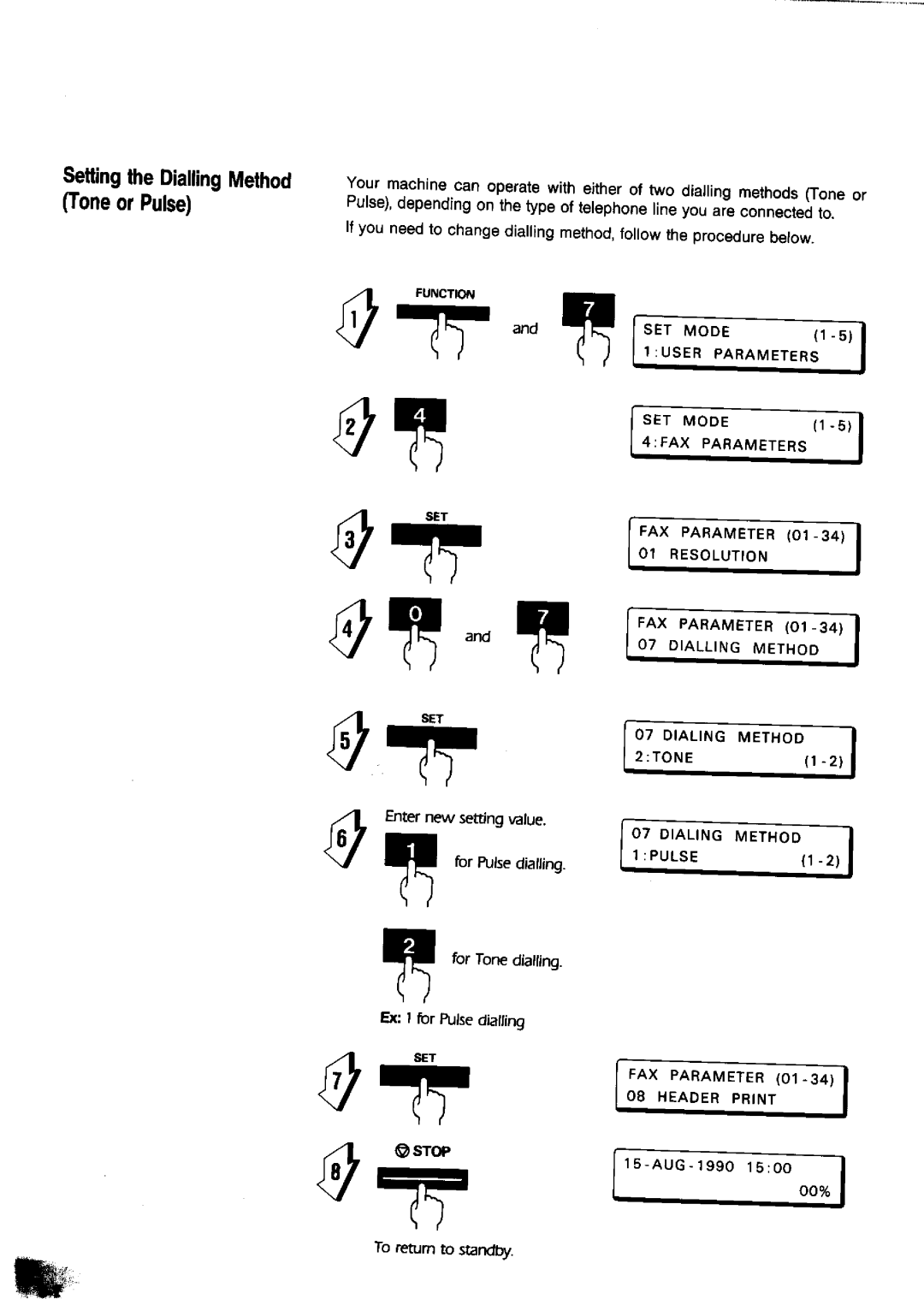 Panasonic UF-650 manual 