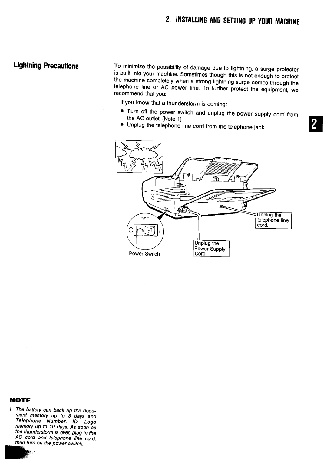 Panasonic UF-650 manual 