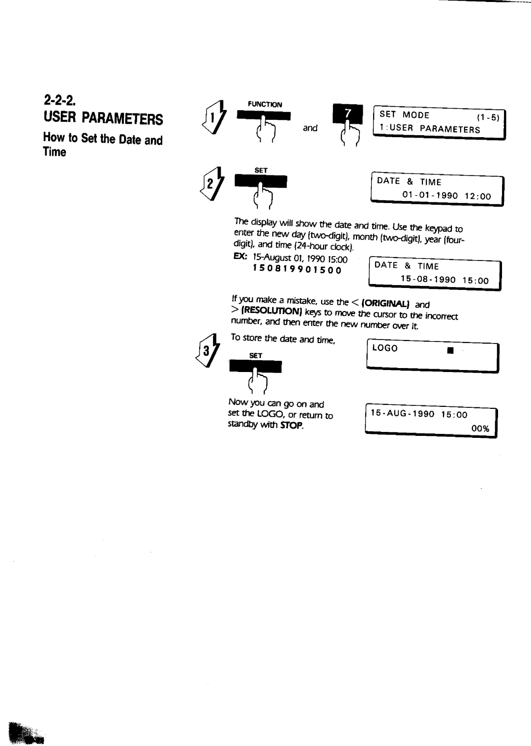 Panasonic UF-650 manual 