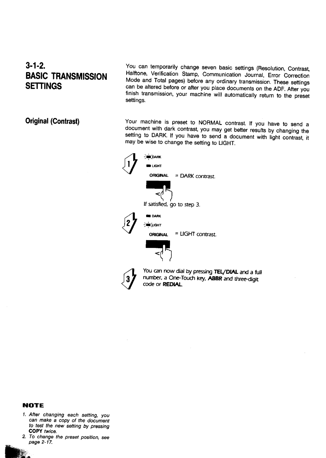 Panasonic UF-650 manual 