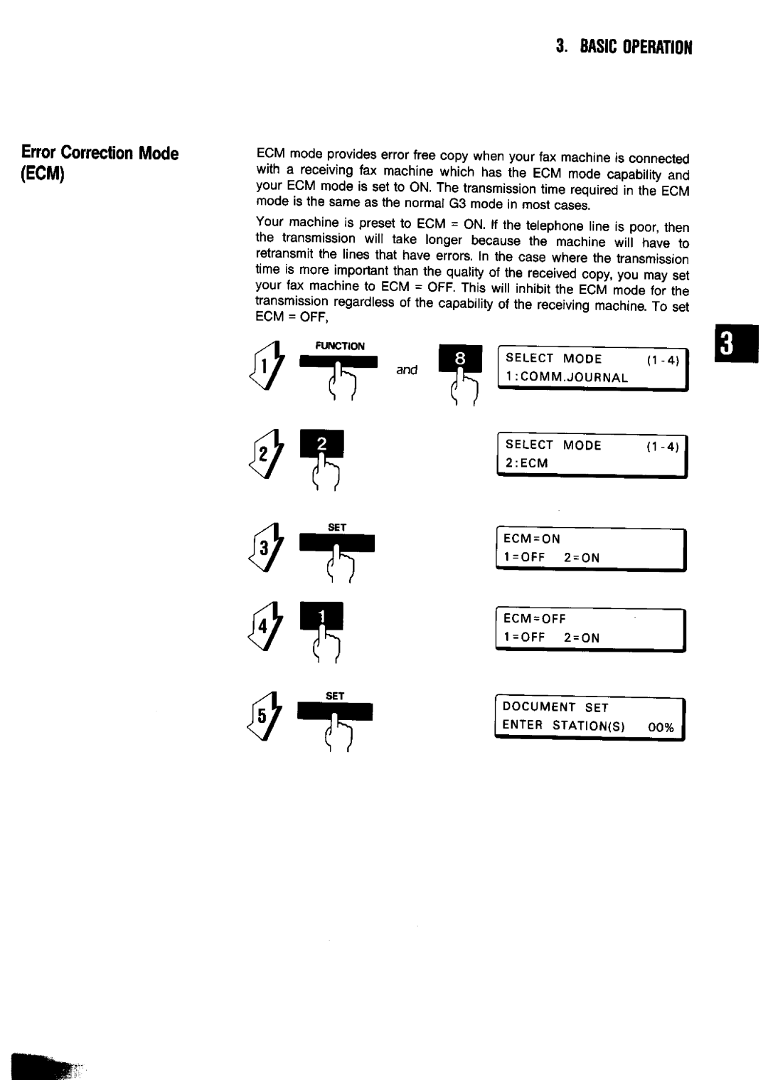 Panasonic UF-650 manual 