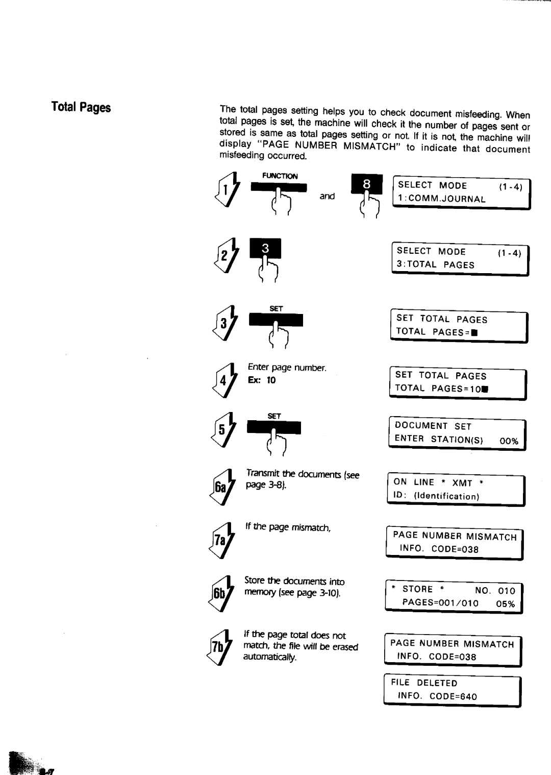 Panasonic UF-650 manual 