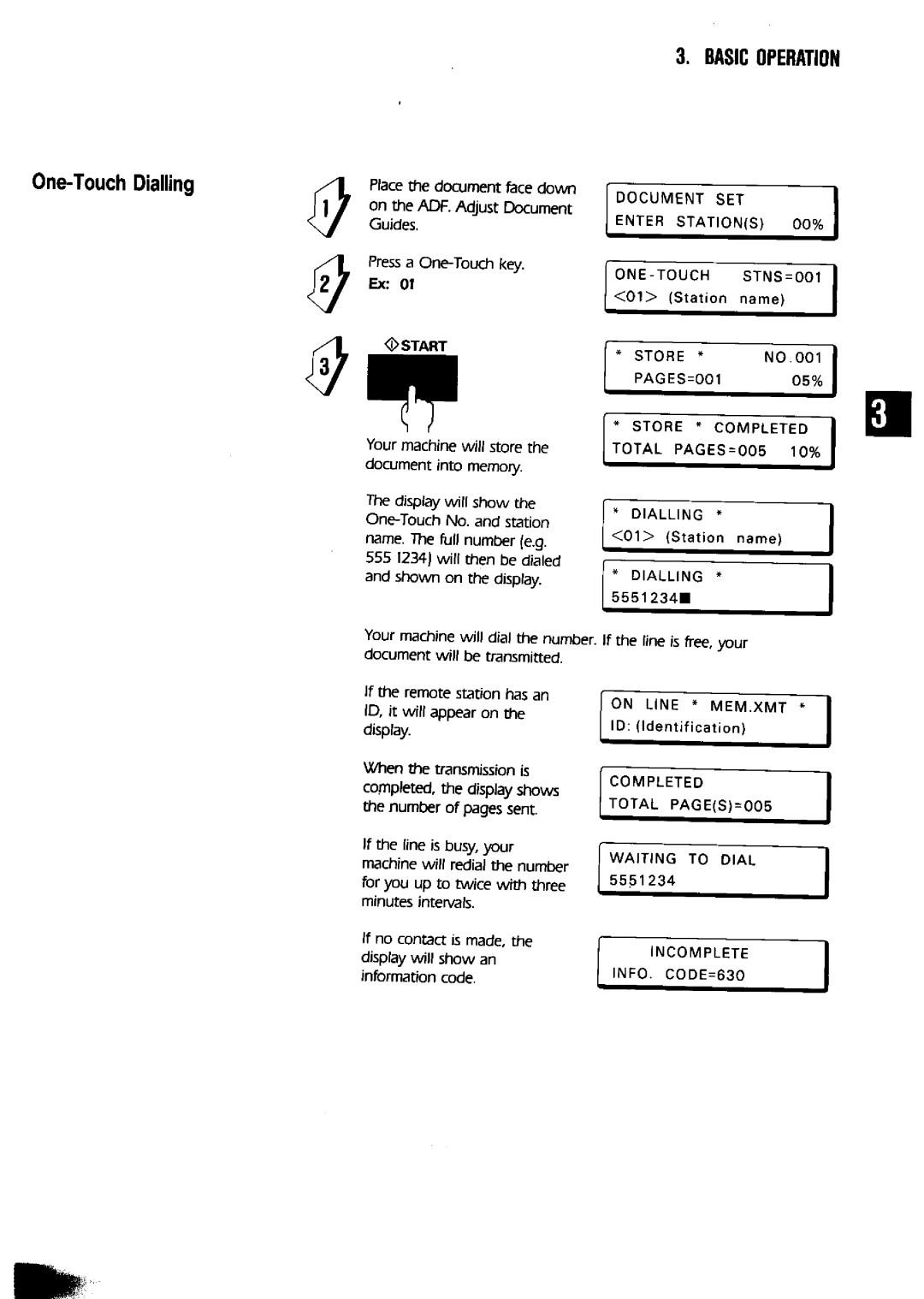 Panasonic UF-650 manual 