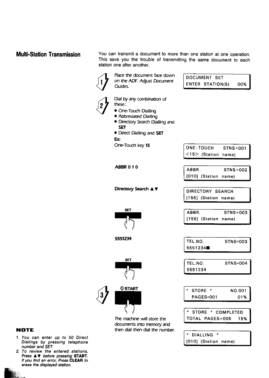 Panasonic UF-650 manual 