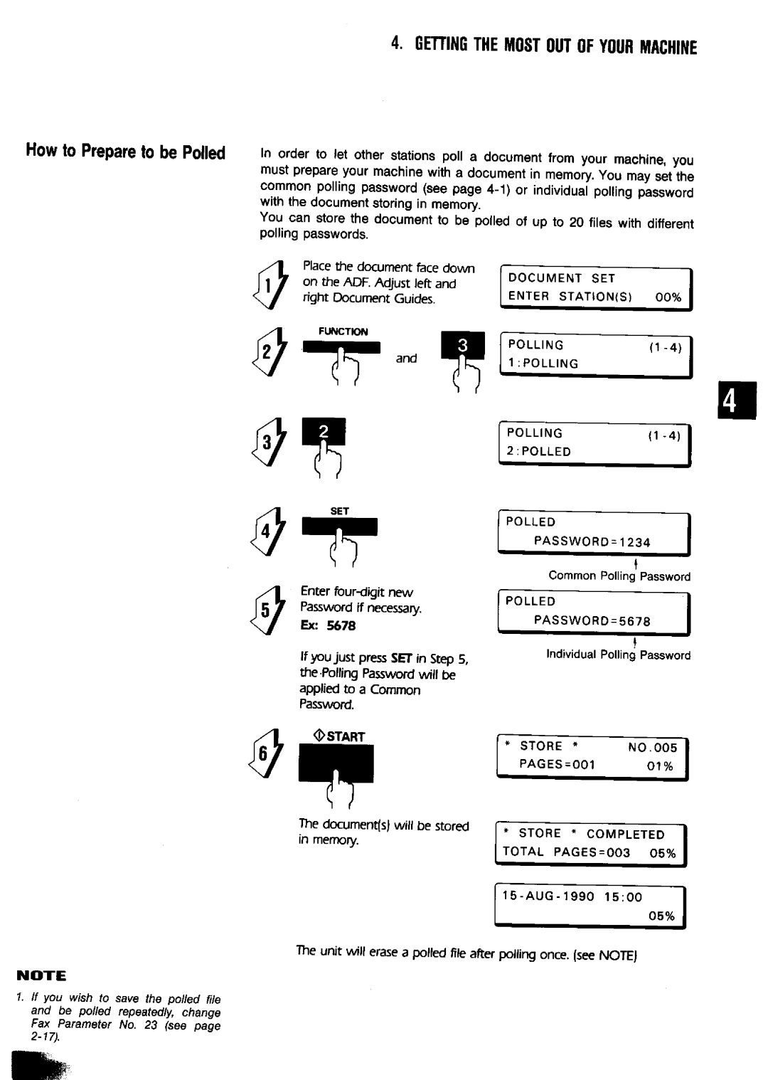 Panasonic UF-650 manual 