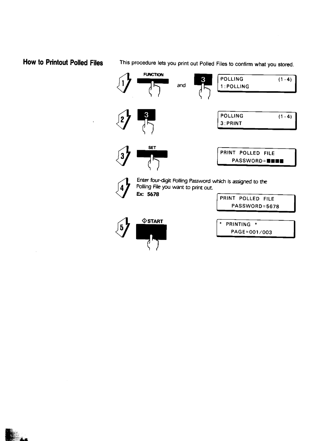 Panasonic UF-650 manual 