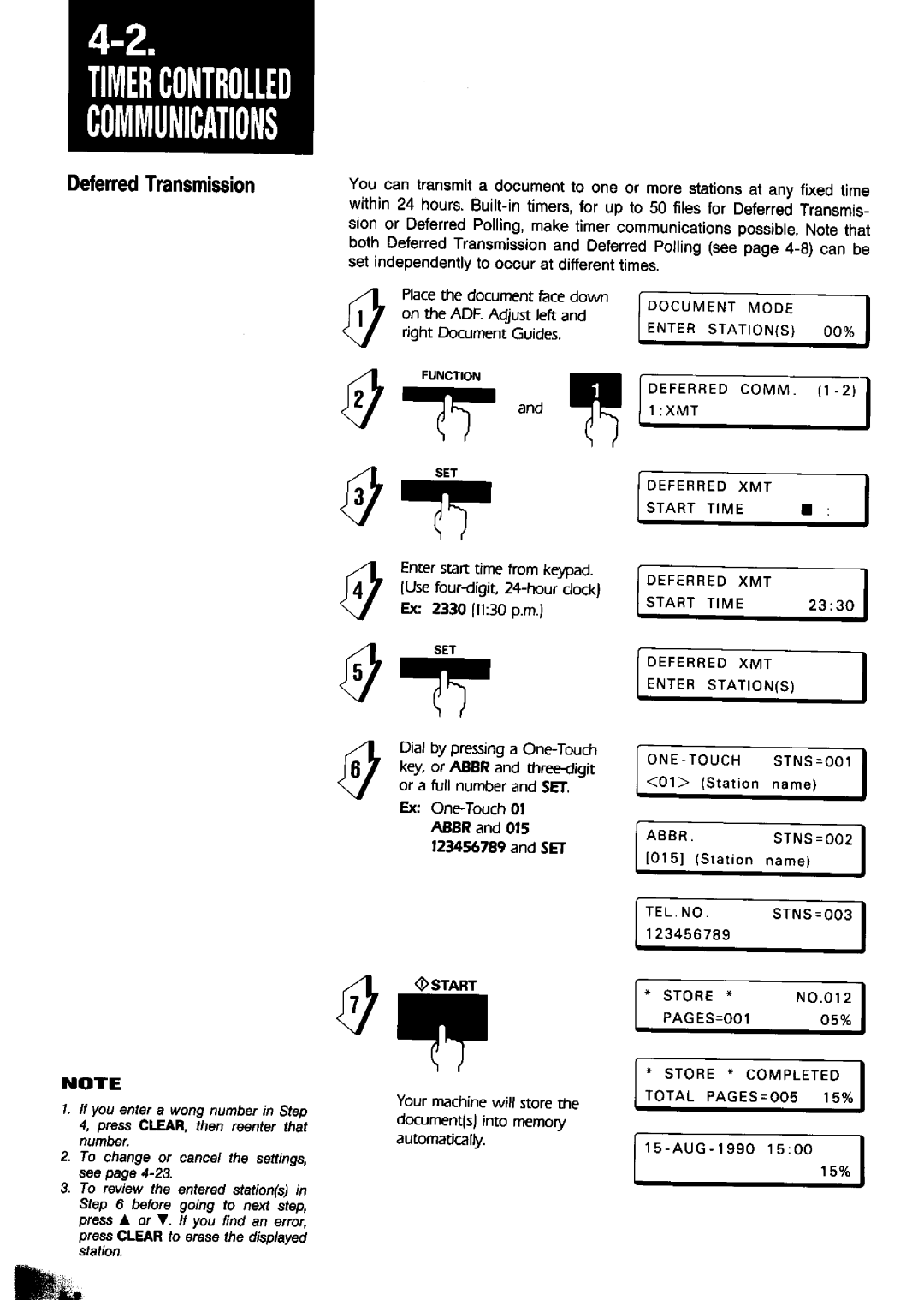 Panasonic UF-650 manual 