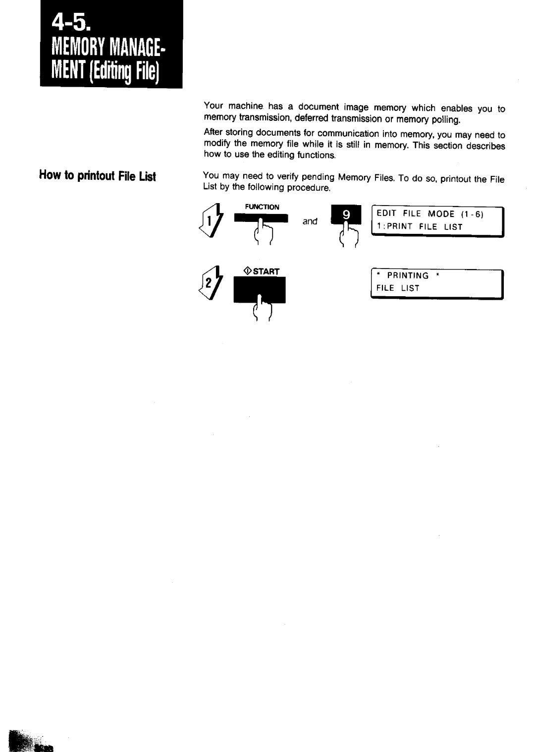 Panasonic UF-650 manual 